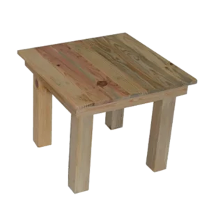 Petite table de salon de jardin bois brut Réf 105025