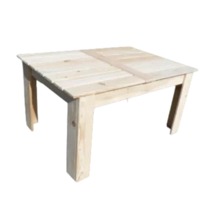 Table basse rectangulaire bois brut Réf 105026