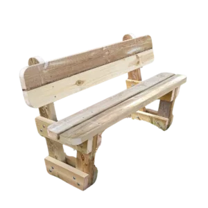 Banc simple 3 places en bois de pin